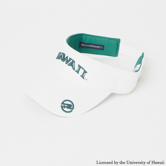 Rosasen（ロサーセン）レディース ツイルバイザー【University of Hawaii 別注】