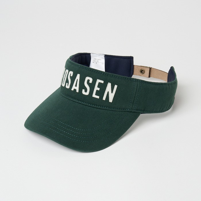 Rosasen（ロサーセン）レディース ロゴ 起毛コットン ウォッシュドバイザー