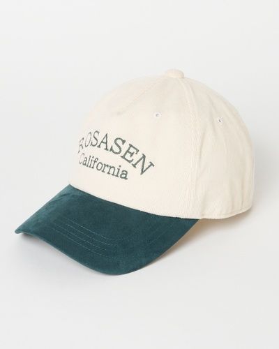 Rosasen （ロサーセン） コーデュロイ×スエード キャップ