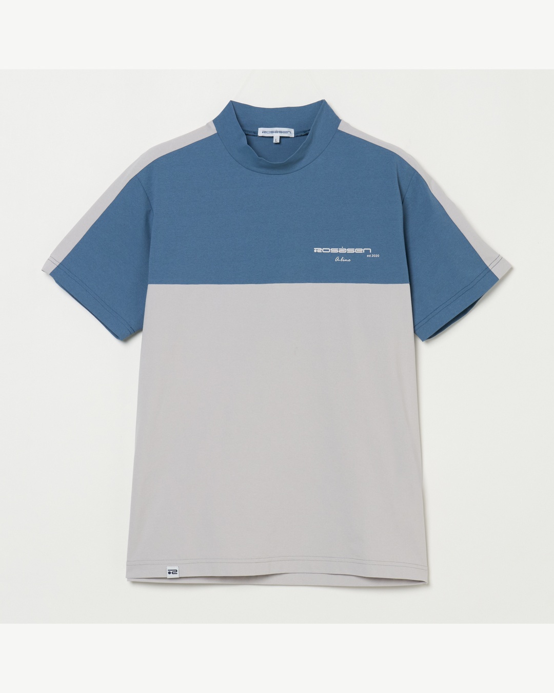 Rosasen（ロサーセン）A-Line 切替半袖クルーネックシャツ