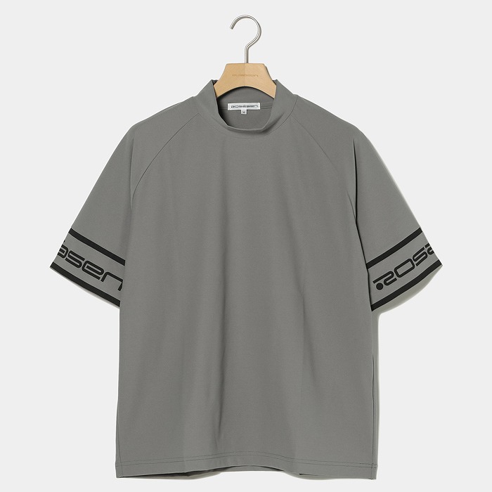 Rosasen（ロサーセン） A-Line モックネックロゴTシャツ