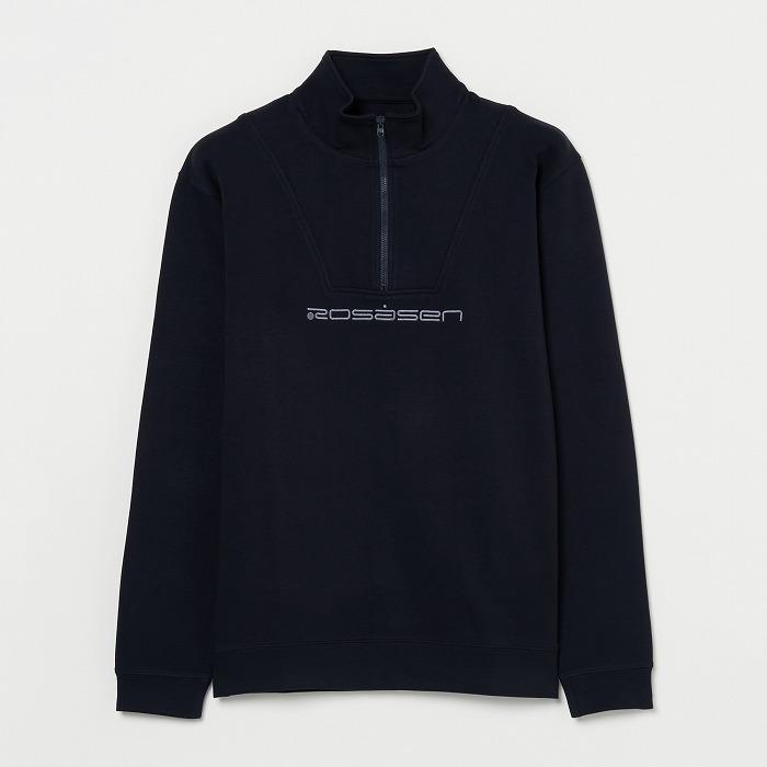 Rosasen（ロサーセン）A-Line 吸湿発熱 ハーフジッププルオーバー