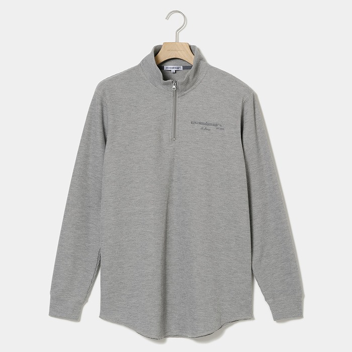 Rosasen（ロサーセン）A-Line ワッフル長袖ハーフジップ