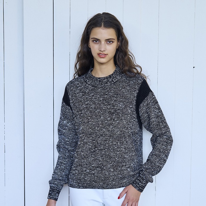 Rosasen（ロサーセン）A-Line フェザーヤーン スラブ 片畦ニット