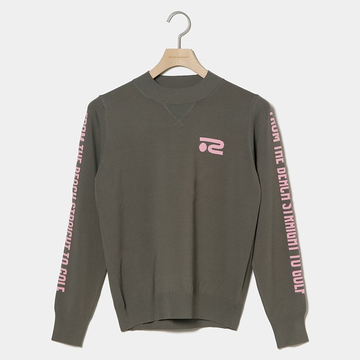 Rosasen（ロサーセン） A-Line 袖ロゴモックセーター