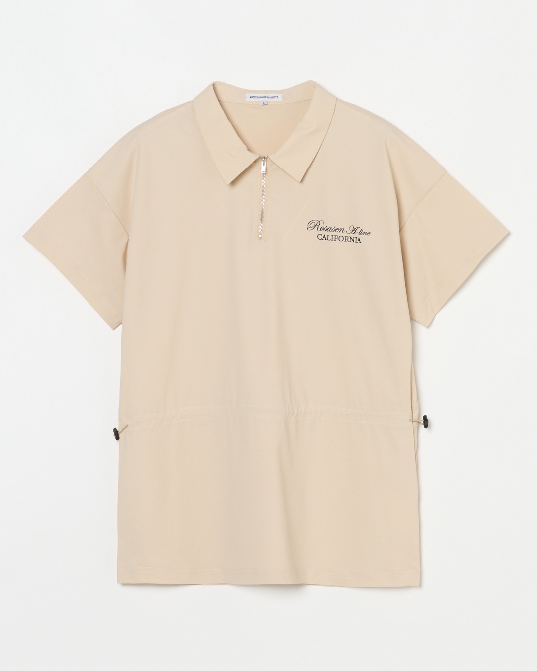 Rosasen（ロサーセン）A-Line ナイロントリコット ドロスト半袖シャツ