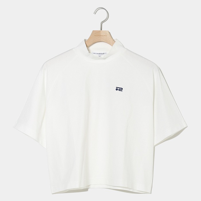 Rosasen（ロサーセン）A-Line モックネックロゴTシャツ