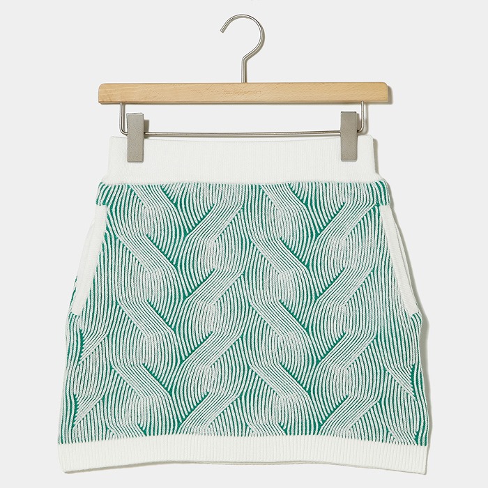 Rosasen（ロサーセン）A-Line ランダムリブスカート