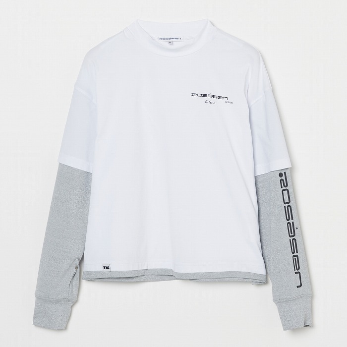Rosasen（ロサーセン）A-Line レイヤードロングシャツ