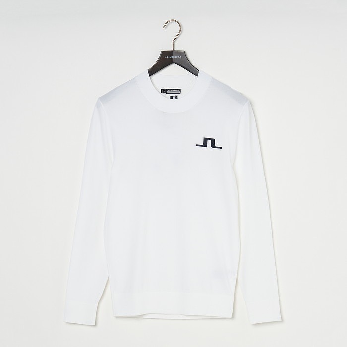 J.LINDEBERG（ジェイリンドバーグ）JLロゴクルーネックセーター