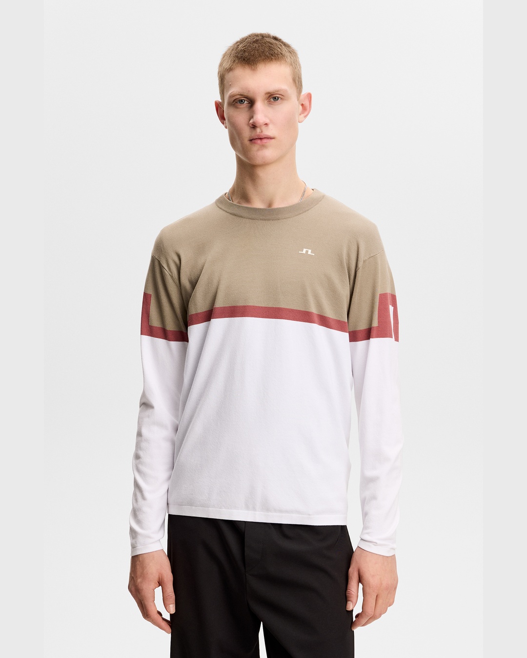 J.LINDEBERG（ジェイリンドバーグ）Emrik Block Knitted Sweater