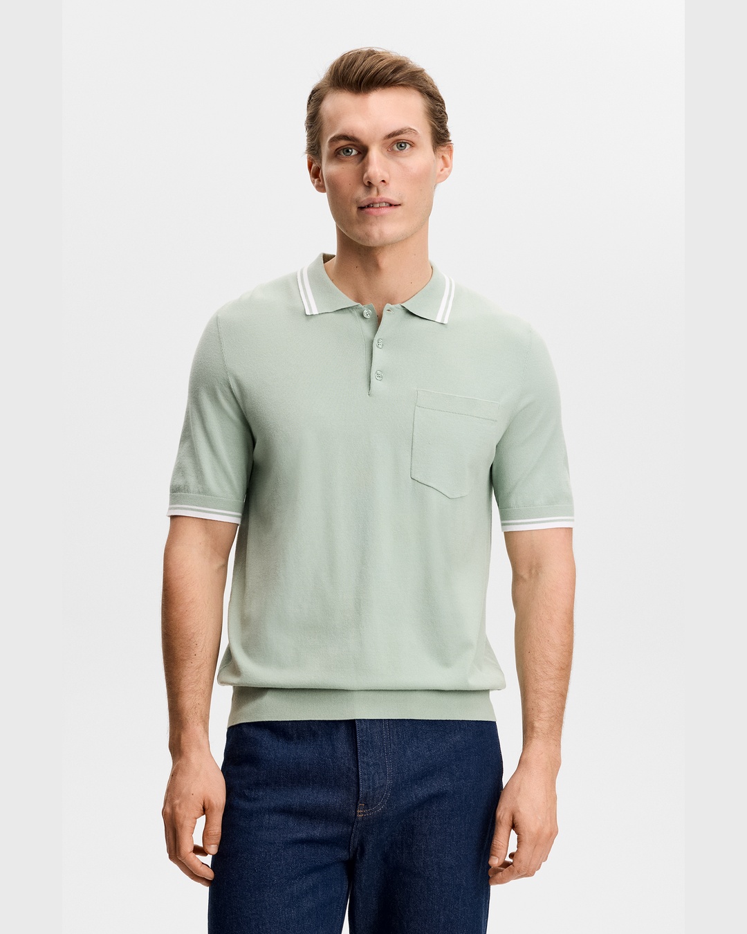 J.LINDEBERG(ジェイリンドバーグ)Ramon Knit SS Polo