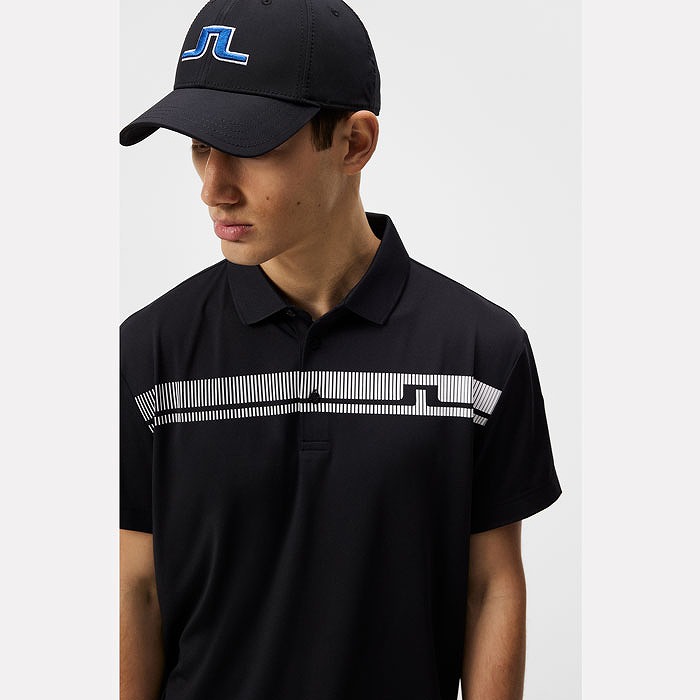 J.LINDEBERG（ジェイリンドバーグ）ブリッジデザイン半袖ポロ