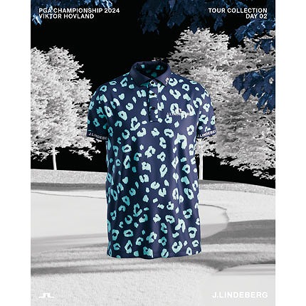 J.LINDEBERG（ジェイリンドバーグ）TOUR COLLECTION バックブリッジポロ SAVANNA ESTATE BLUE