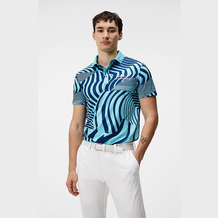 J.LINDEBERG（ジェイリンドバーグ）TOUR COLLECTION シーズンプリントバックブリッジポロ