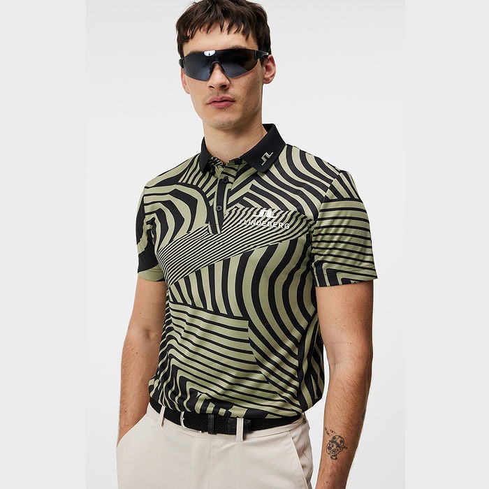 J.LINDEBERG（ジェイリンドバーグ）TOUR COLLECTION シーズンプリントバックブリッジポロ