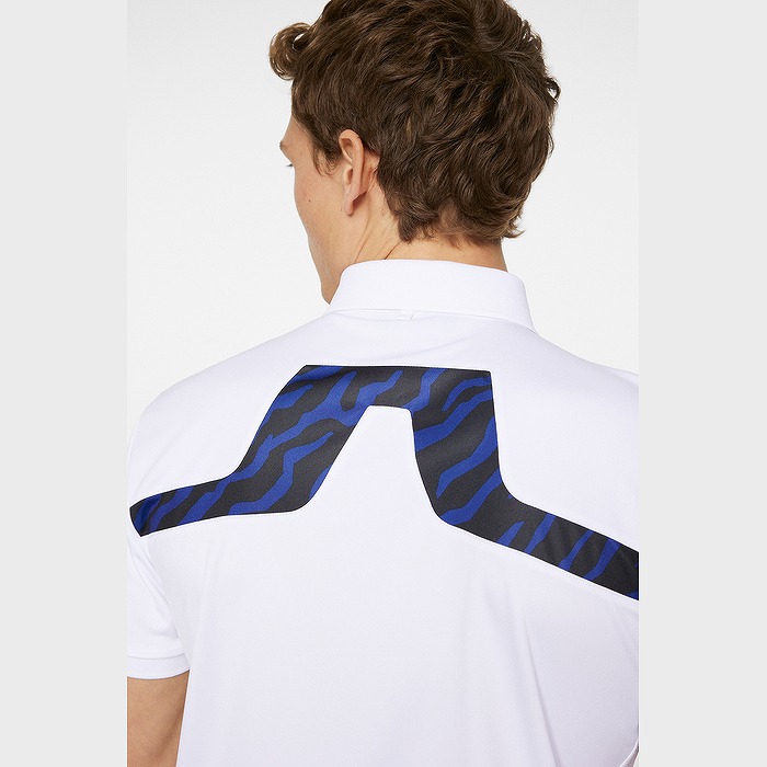 J.LINDEBERG（ジェイリンドバーグ）バックブリッジシーズン柄ポロ