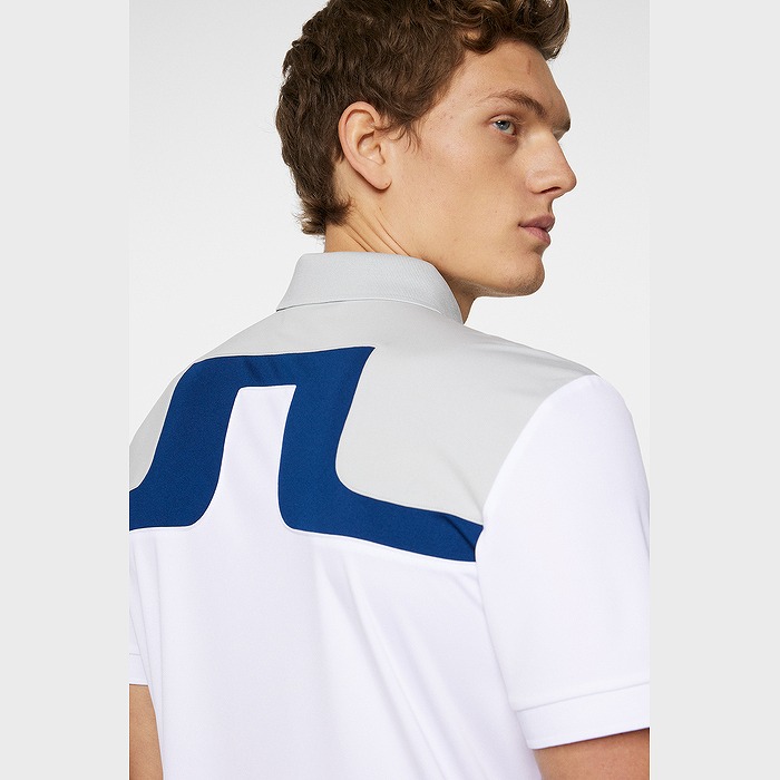 J.LINDEBERG（ジェイリンドバーグ）カラーブロック半袖ポロ