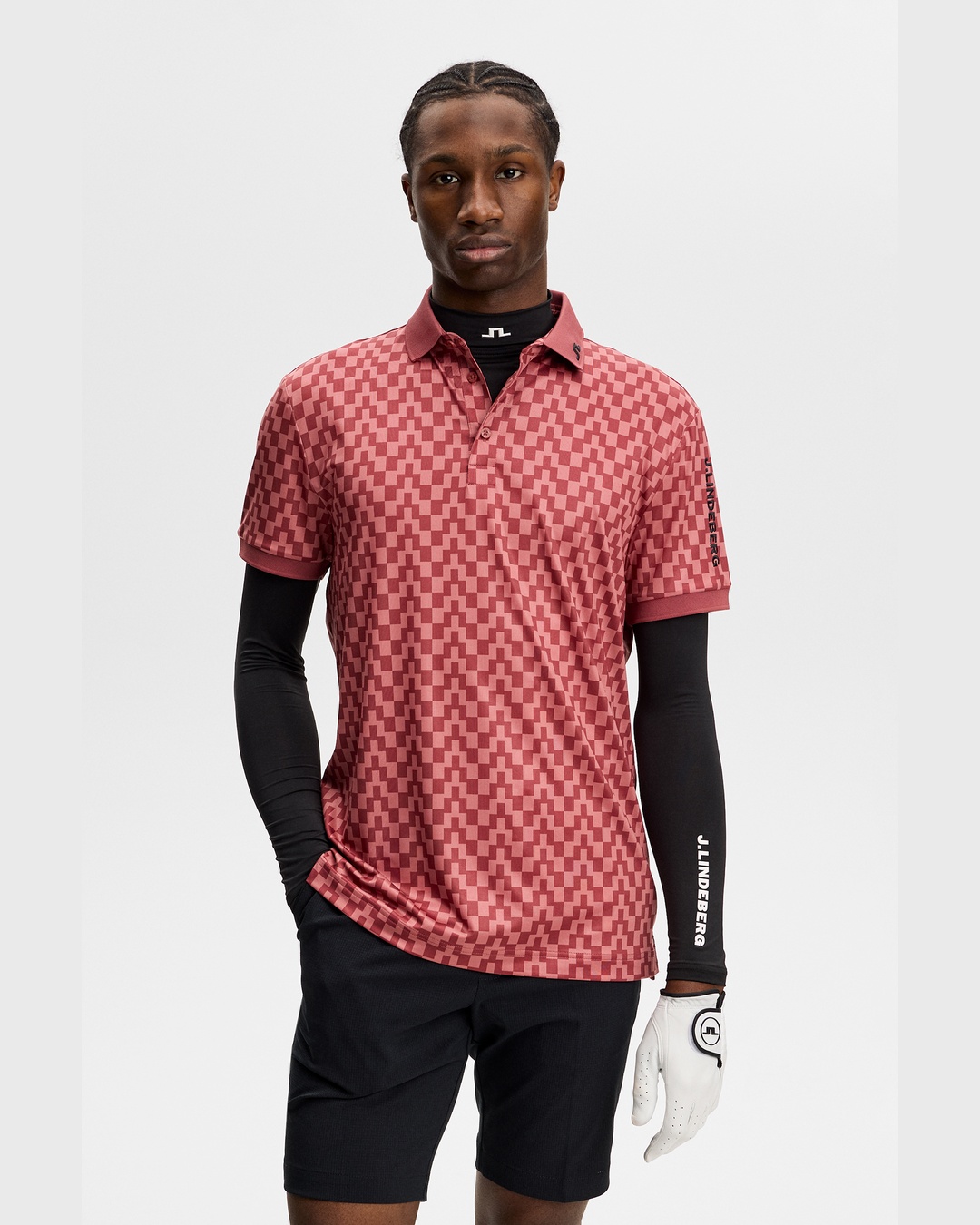 J.LINDEBERG（ジェイリンドバーグ）Tour Tech Print Polo