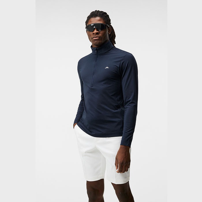 J.LINDEBERG（ジェイリンドバーグ）裏起毛ハーフジップミッドレイヤー