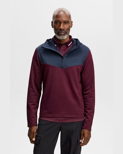 J.LINDEBERG（ジェイリンドバーグ） Maclean Quarter Zip Hood