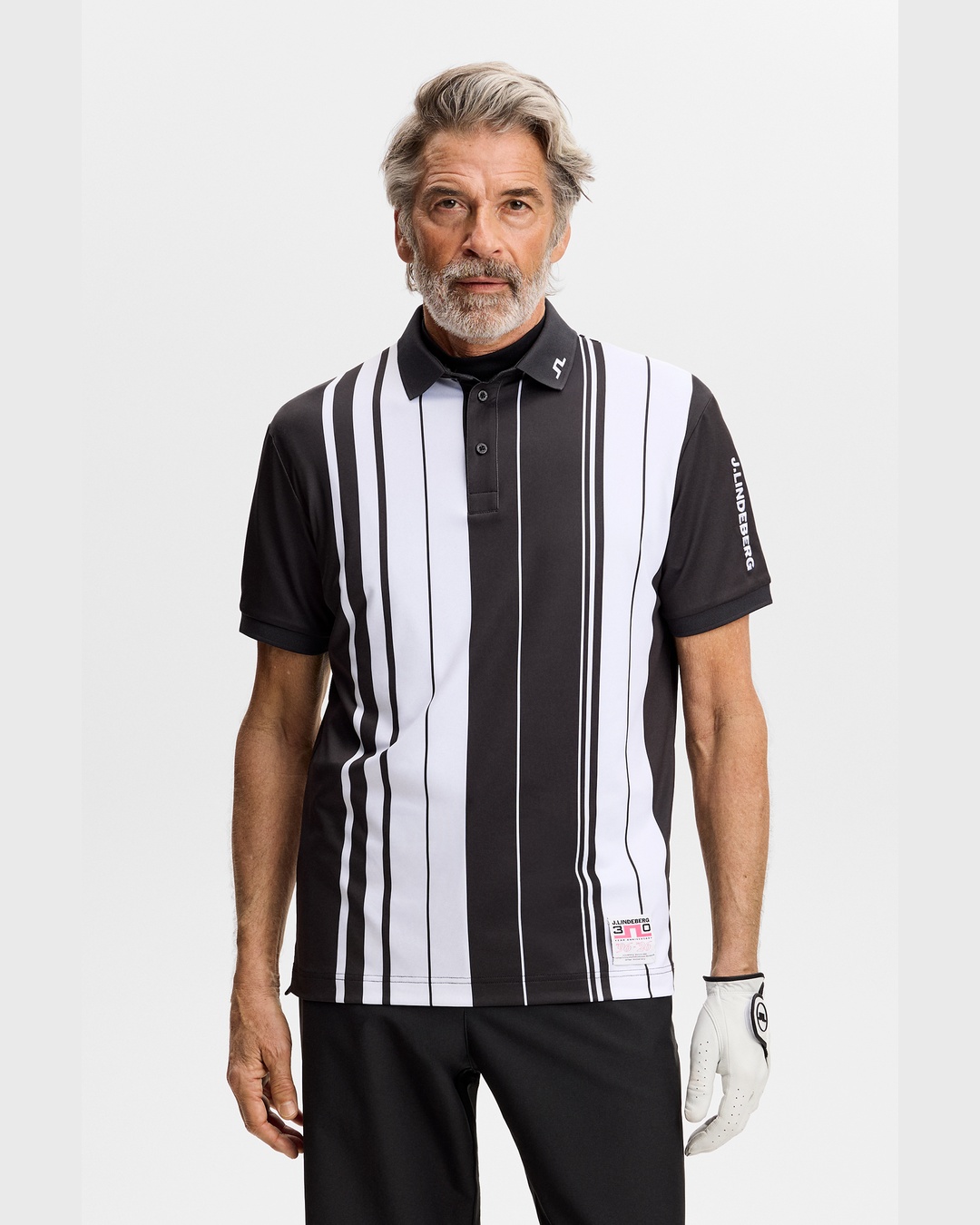 J.LINDEBERG（ジェイリンドバーグ）30Y Tour Tech Striped Polo