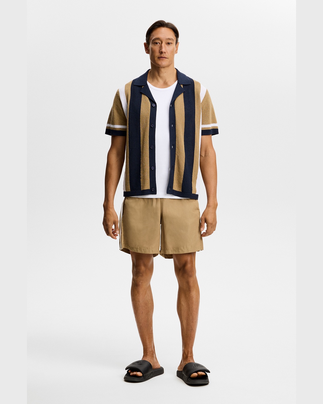 J.LINDEBERG（ジェイリンドバーグ）Delta Stripe Swim Shorts
