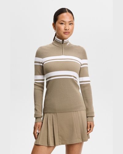 J.LINDEBERG（ジェイリンドバーグ） Ariadne Knit Quarter Zip