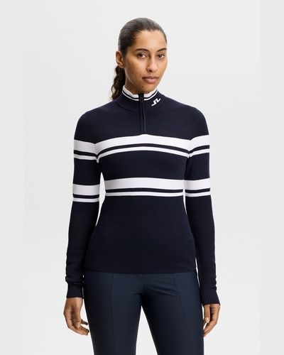 J.LINDEBERG（ジェイリンドバーグ） Ariadne Knit Quarter Zip