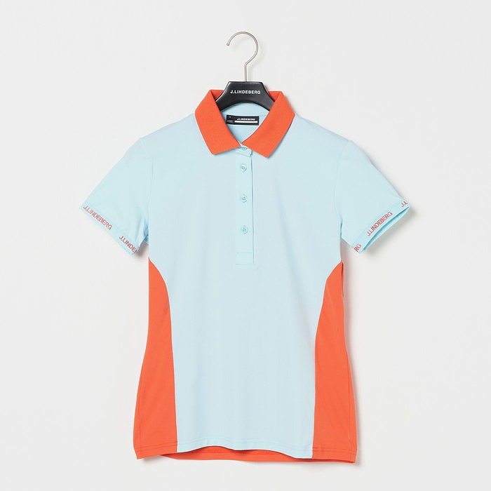 J.LINDEBERG（ジェイリンドバーグ）カラーブロッキング半袖ポロ