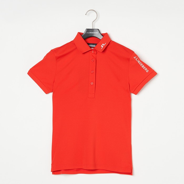 J.LINDEBERG（ジェイリンドバーグ）袖ロゴ刺繍半袖シャツ