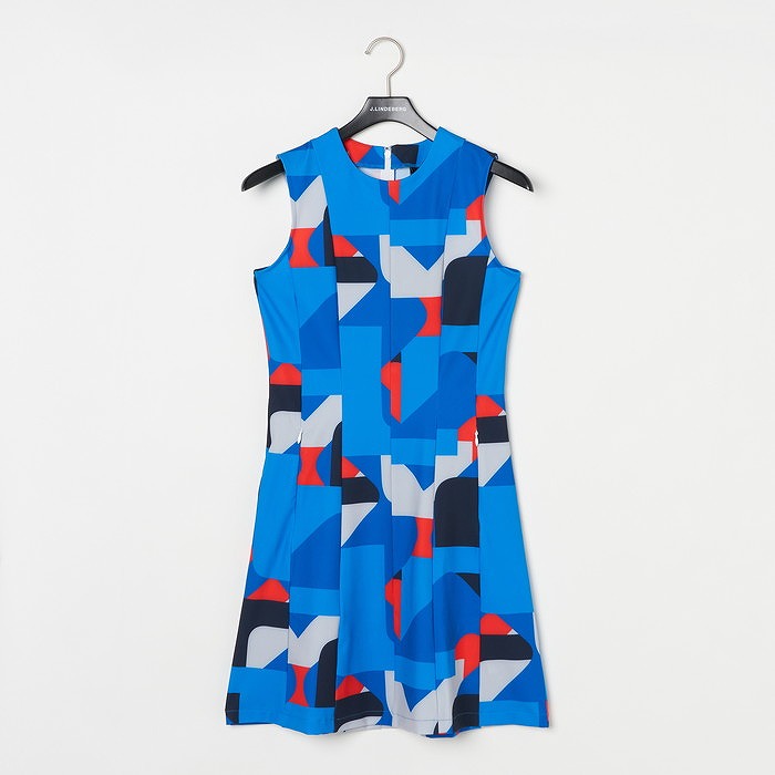 J.LINDEBERG(ジェイリンドバーグ)シーズンプリントジャスミンドレスワンピース