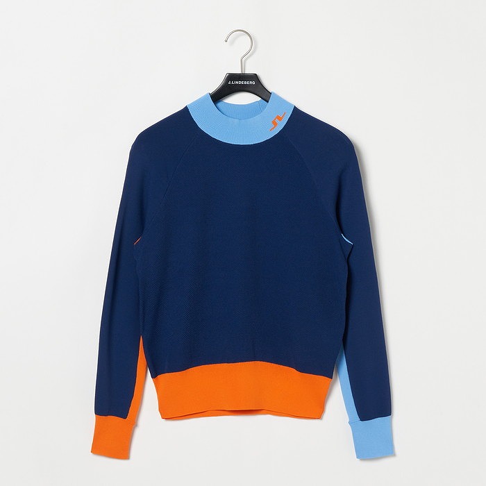 J.LINDEBERG（ジェイリンドバーグ）カラーブロックニット