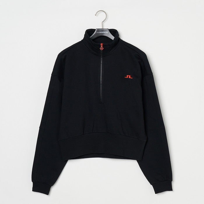 J.LINDEBERG（ジェイリンドバーグ）裏起毛ジップモックネックスウェット