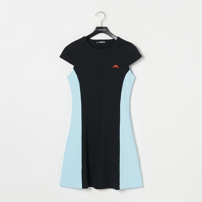 J.LINDEBERG（ジェイリンドバーグ）コントラストカラーワンピース