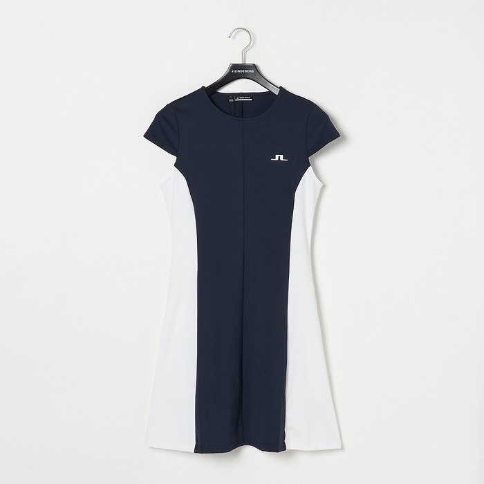 J.LINDEBERG（ジェイリンドバーグ）コントラストカラーワンピース