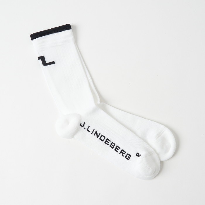 J.LINDEBERG（ジェイリンドバーグ）レディース ジャガードJLロゴソックス