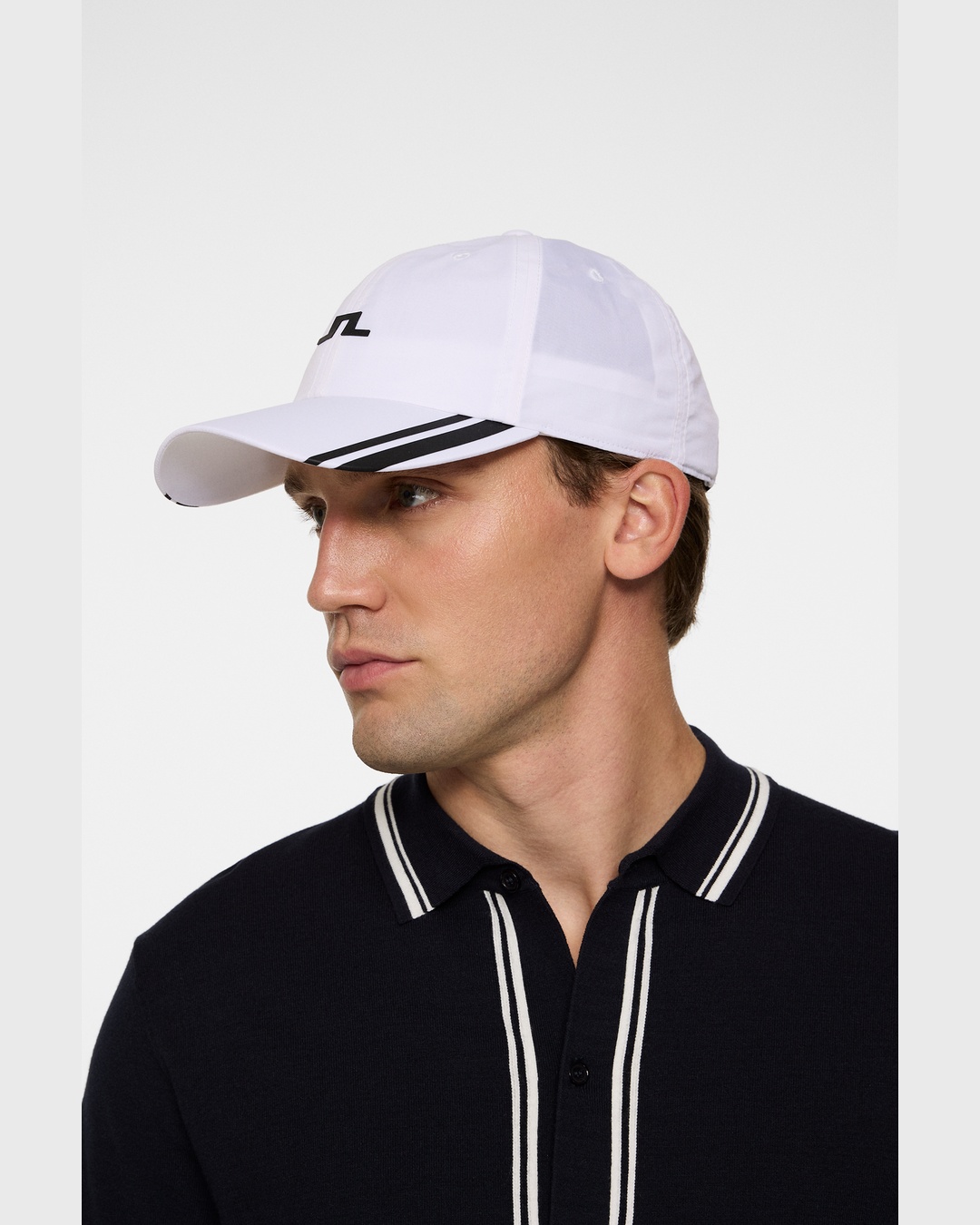 J.LINDEBERG（ジェイリンドバーグ）3D刺繍ブリッジマークキャップ