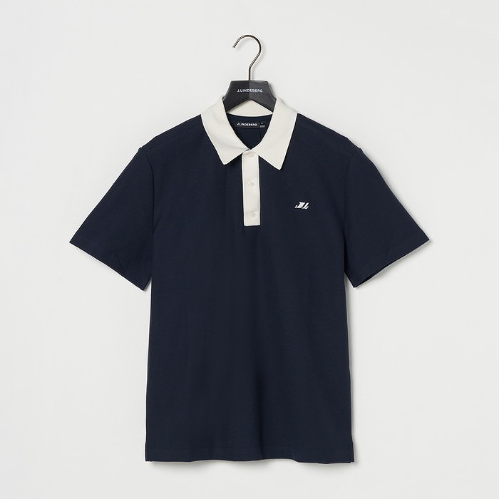 J.LINDEBERG（ジェイリンドバーグ）FASHION ピケジャージ半袖ポロシャツ