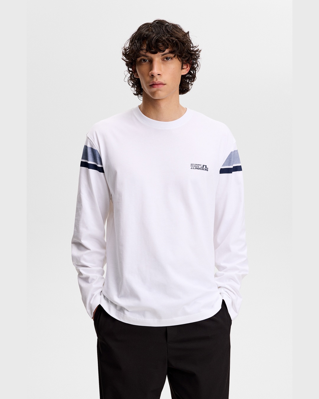 J.LINDEBERG（ジェイリンドバーグ）JLロゴ半袖Tシャツ