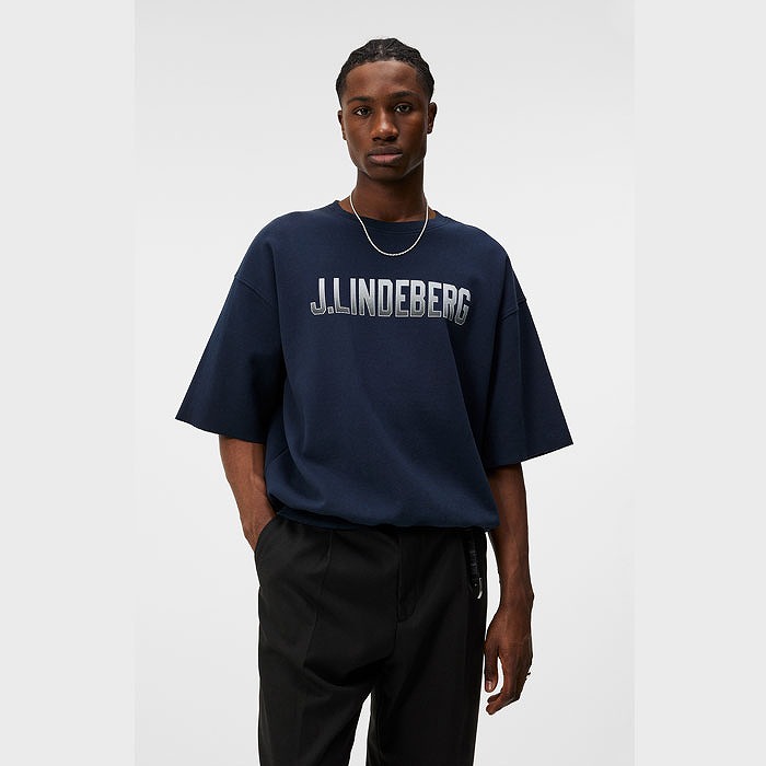 J.LINDEBERG（ジェイリンドバーグ）FASHION オーガニックコットン半袖クルーネック