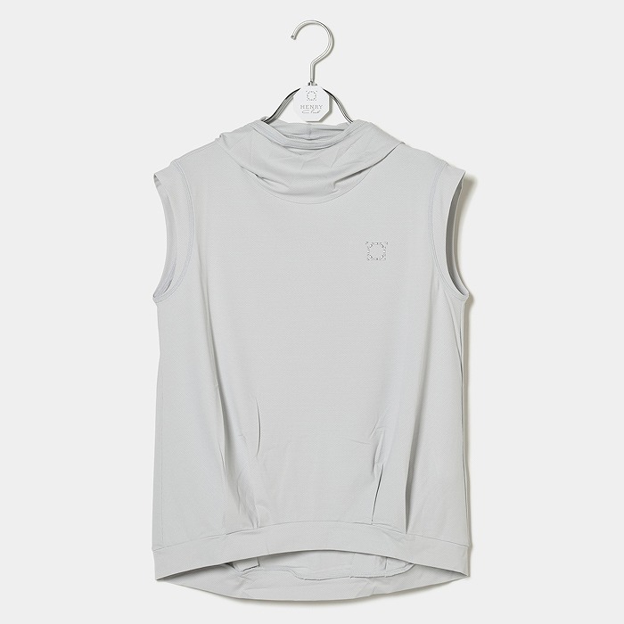 Henry Club（ヘンリークラブ）コーデュラハニカムノースリーブパーカー