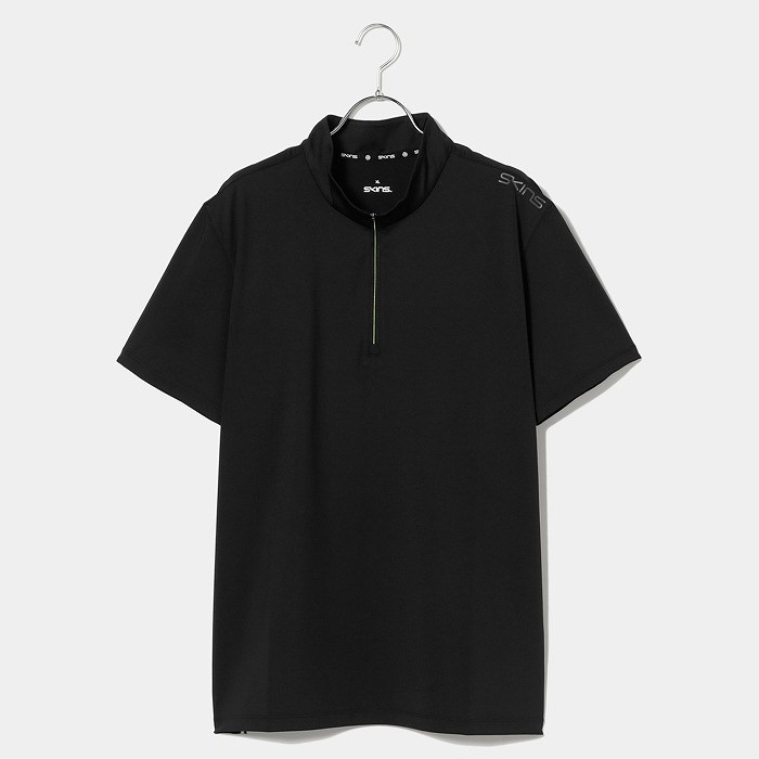 SKINS（スキンズ）GOLF ジップアップ半袖プルオーバー