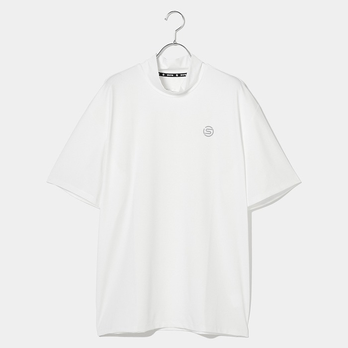 SKINS（スキンズ）GOLF バックリフレクトモチーフモックネック