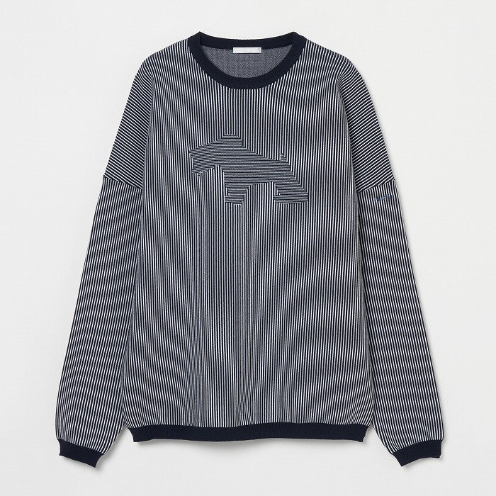 Heal Creek（ヒールクリーク）リラックスフィットストライプ長袖ニット